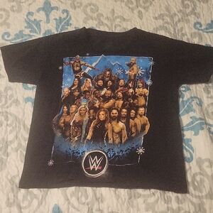 WWE Black and Blue Kids T-Shirt